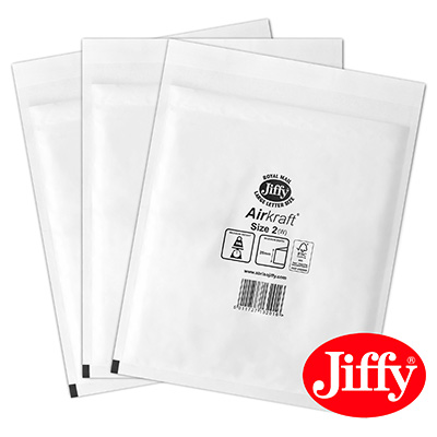 Jiffy Size JL2 (E) Envelopes - 205x245mm